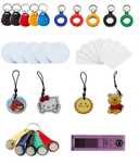 Cartela interfon, breloc chei, tag de proximitate RFID, card cod bare