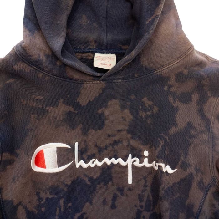 Champion Custom Bleached преработен дамски суичър - M