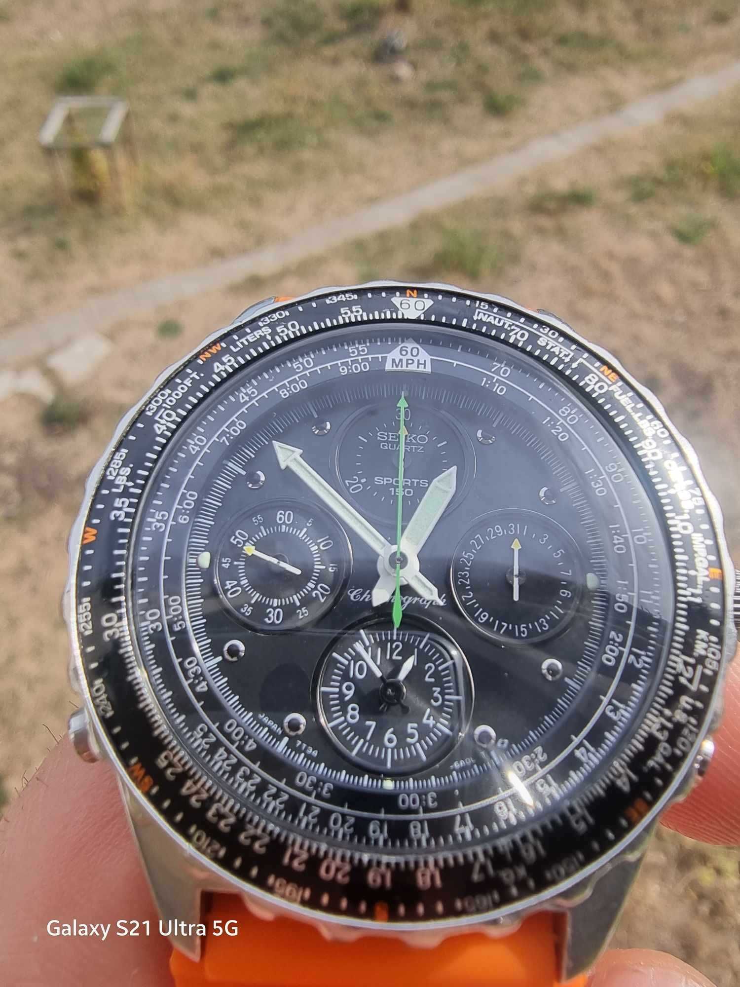 Seiko Flightmaster 7t34-6a00