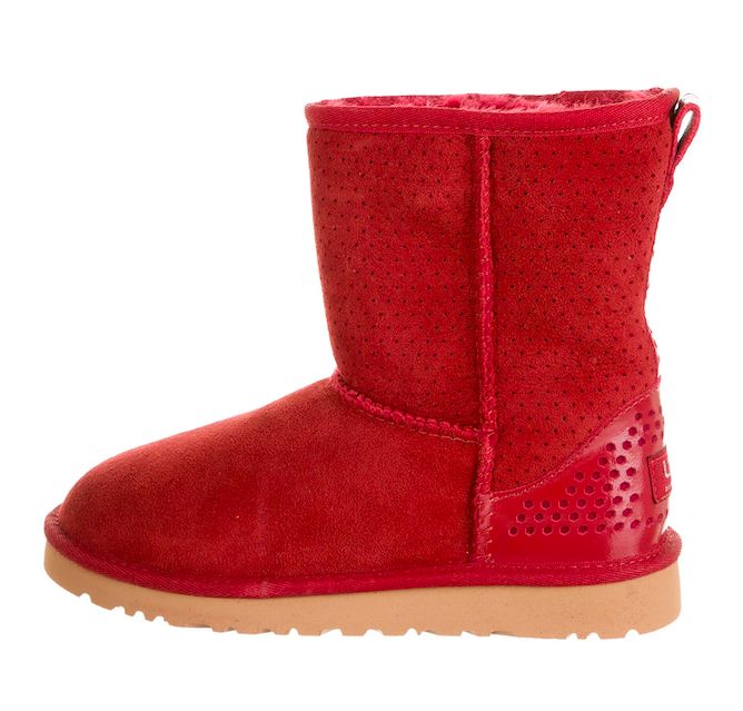 Cizme UGG AUSTRALIA piele intoarsa - rosu rosii marimea 34 35 36 EU