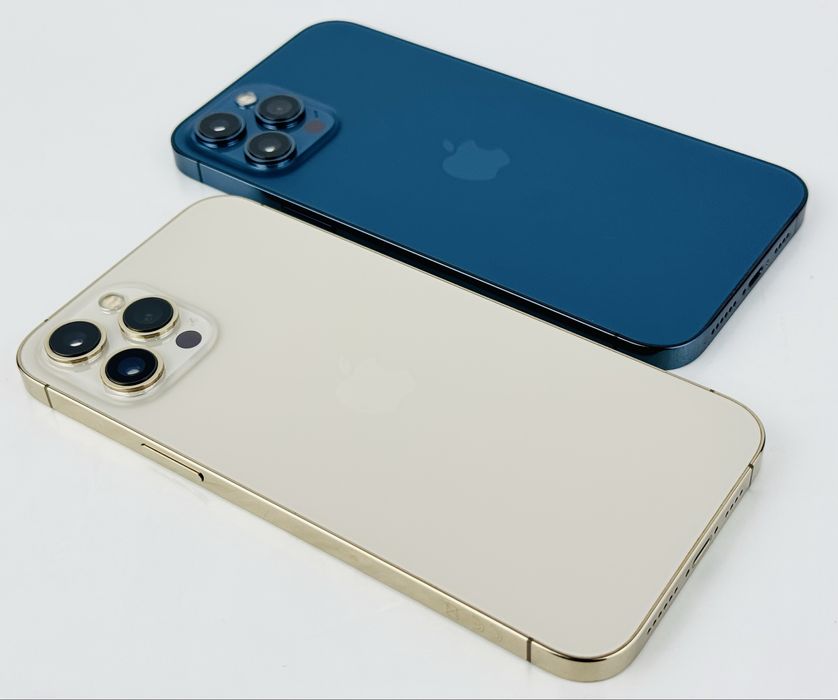 Apple iPhone 12 Pro Max 128GB Blue / Gold 100% Battery! Гаранция!