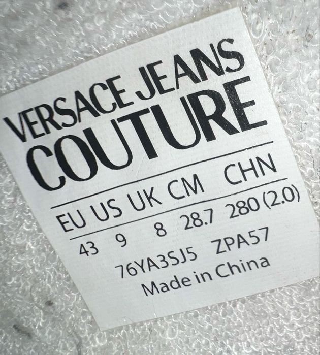 VERSACE Jeans Couture обувки 43EU