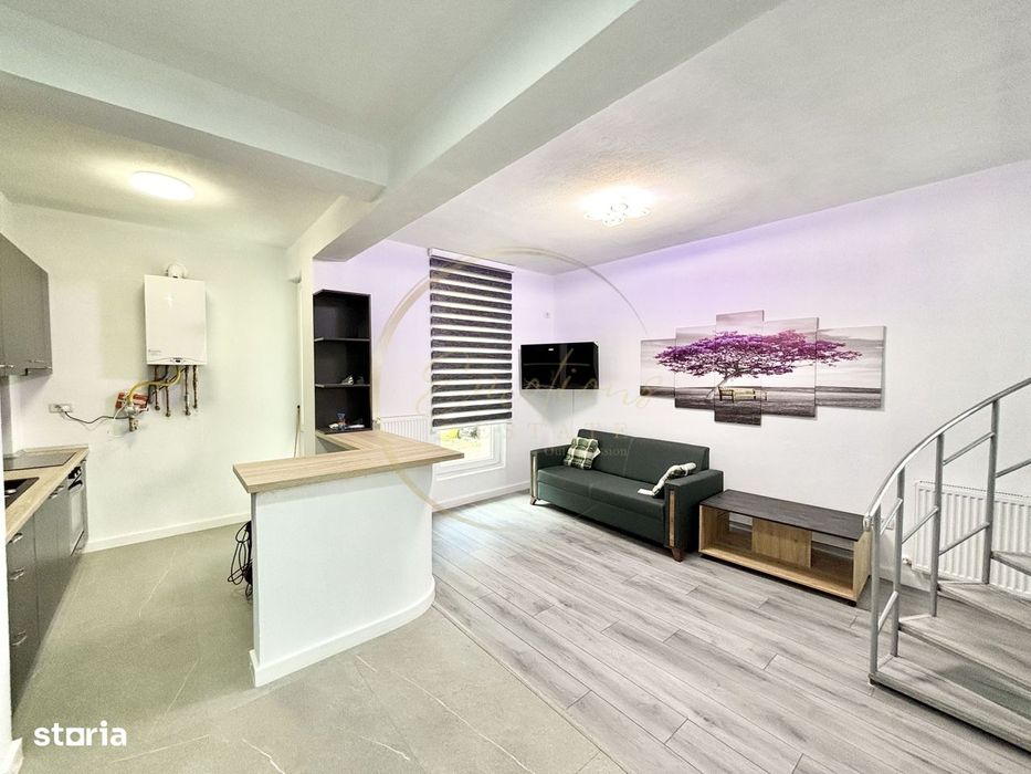 Apartament modern cu 2 camere, scară interioară – Zona Dorobanților