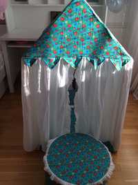 Продаю текстильный домик с пуфиком «Дворец Жасмина» PAREMO