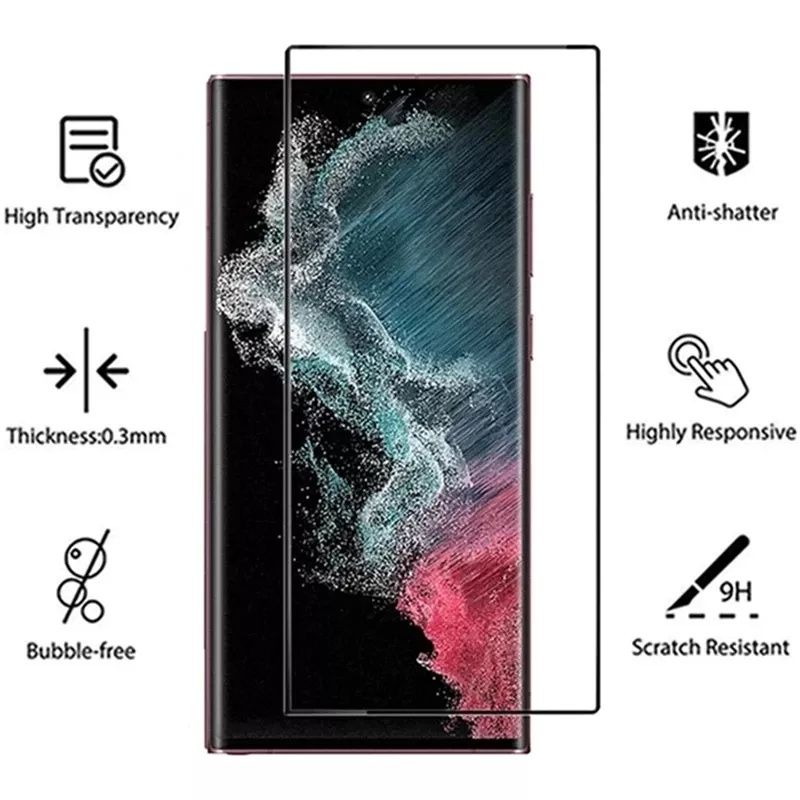 Samsung Galaxy S22 Ultra / S22+ / S21+ /5D Full Glue Стъклен протектор