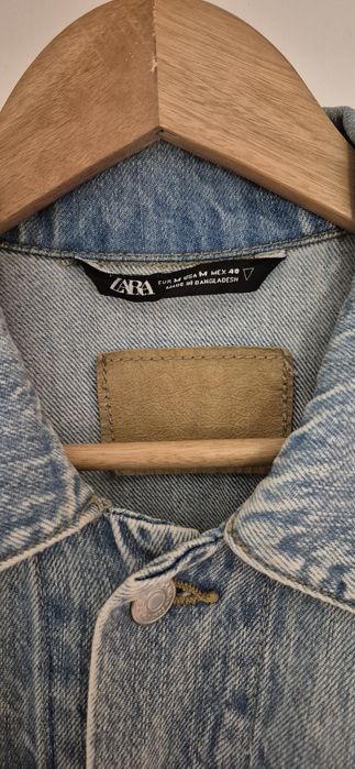 Geaca denim, blug Zara. Scurta. Impecabila