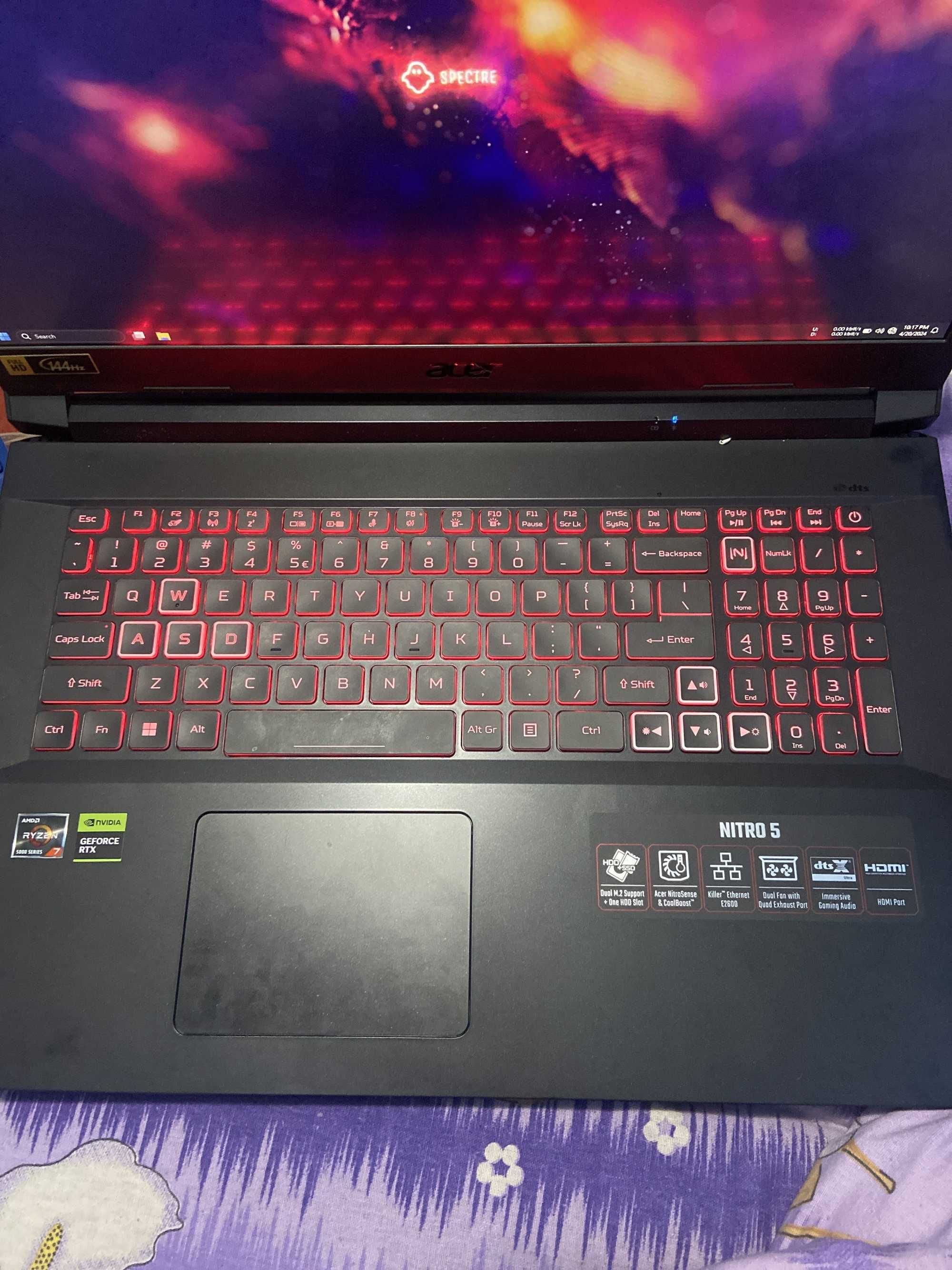 Laptop Acer Nitro 5 -- Rtx3080