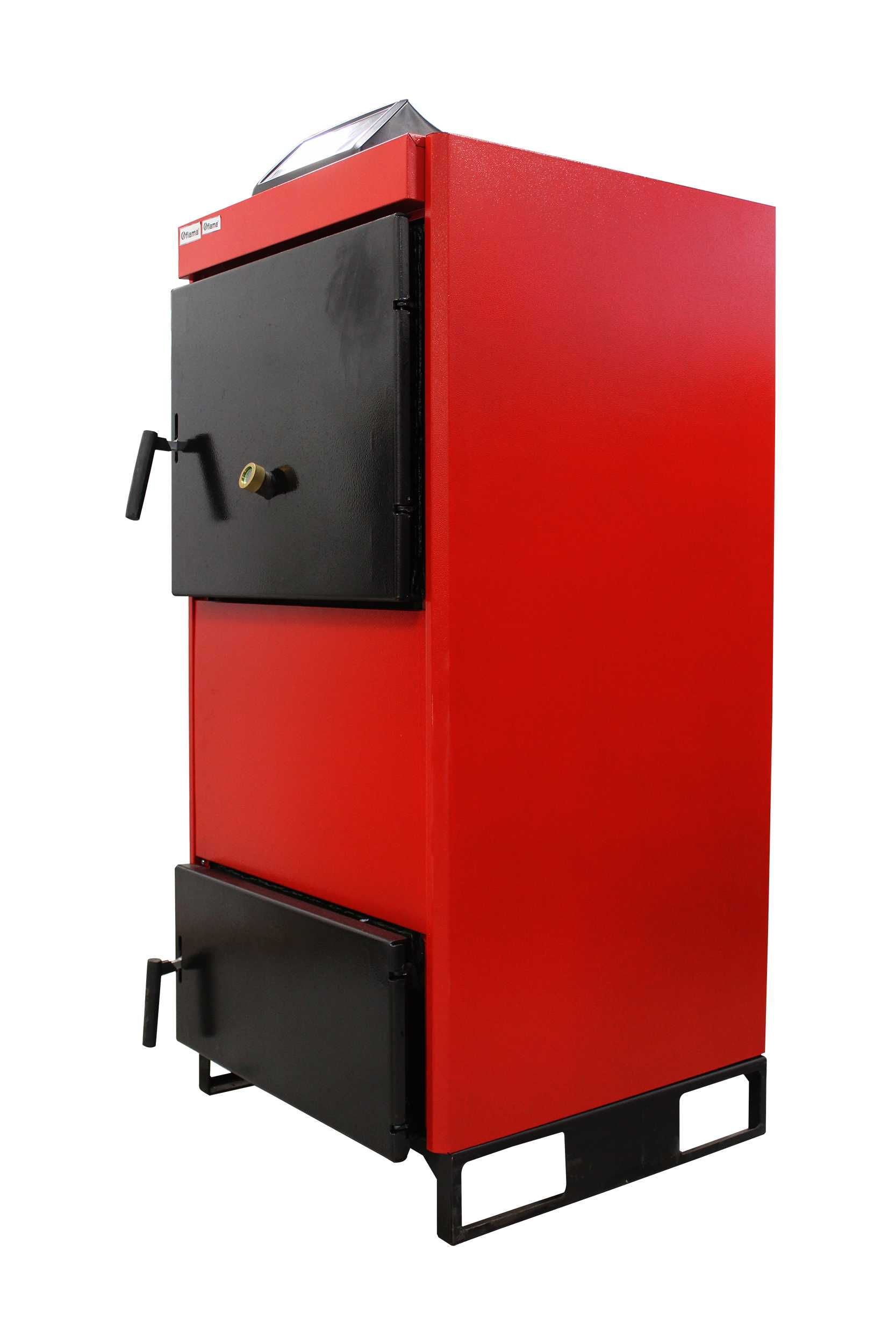 Centrala pe combustibil solid, lemn, carbune, Fiama D2, Putere 70 kW
