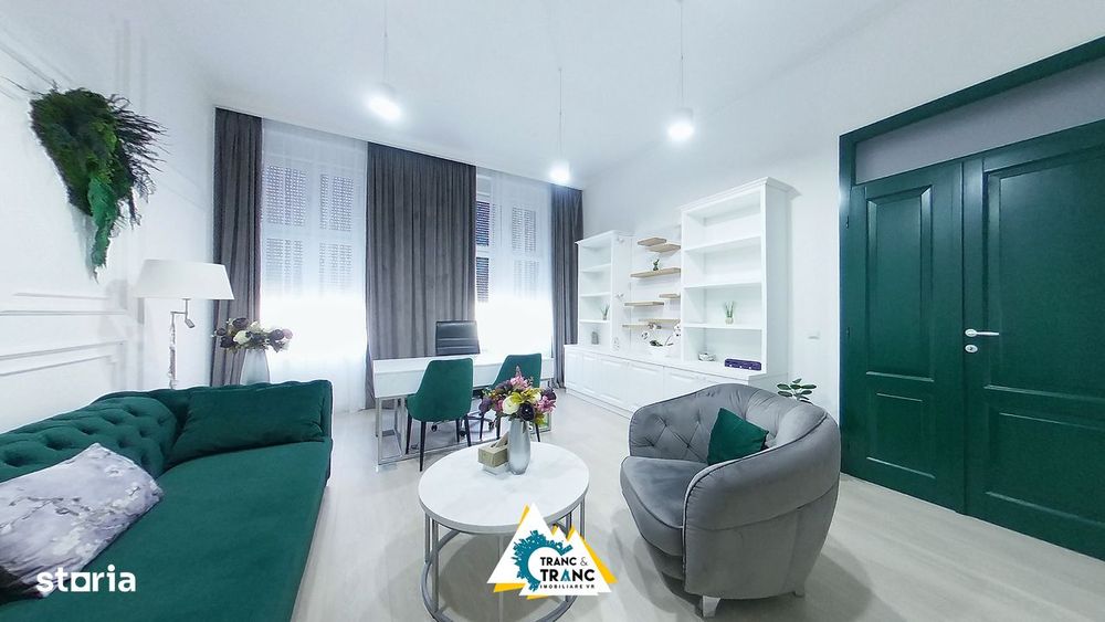 Apartament ultracentral cu 3 camere de lux, vedere pe B-dul Revoluției