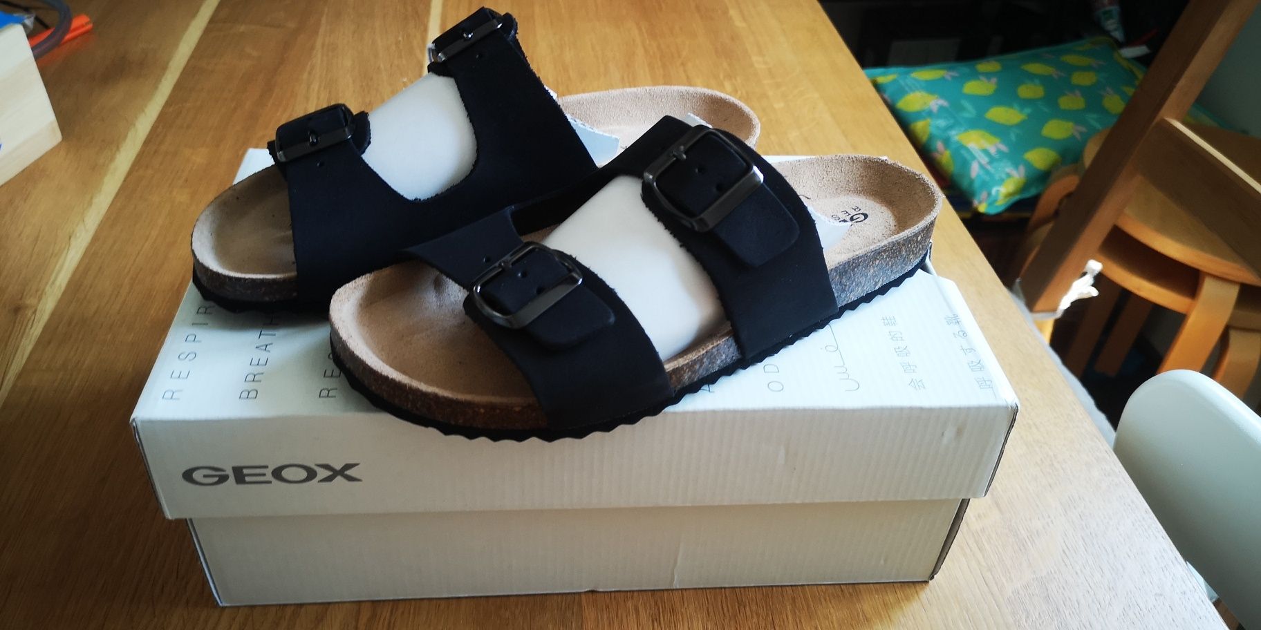 Нова цена: Чехли Geox Brionia black 38
