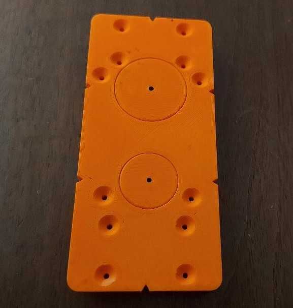 Sablon mobila pentru marcare/gaurire prindere oala balama blum