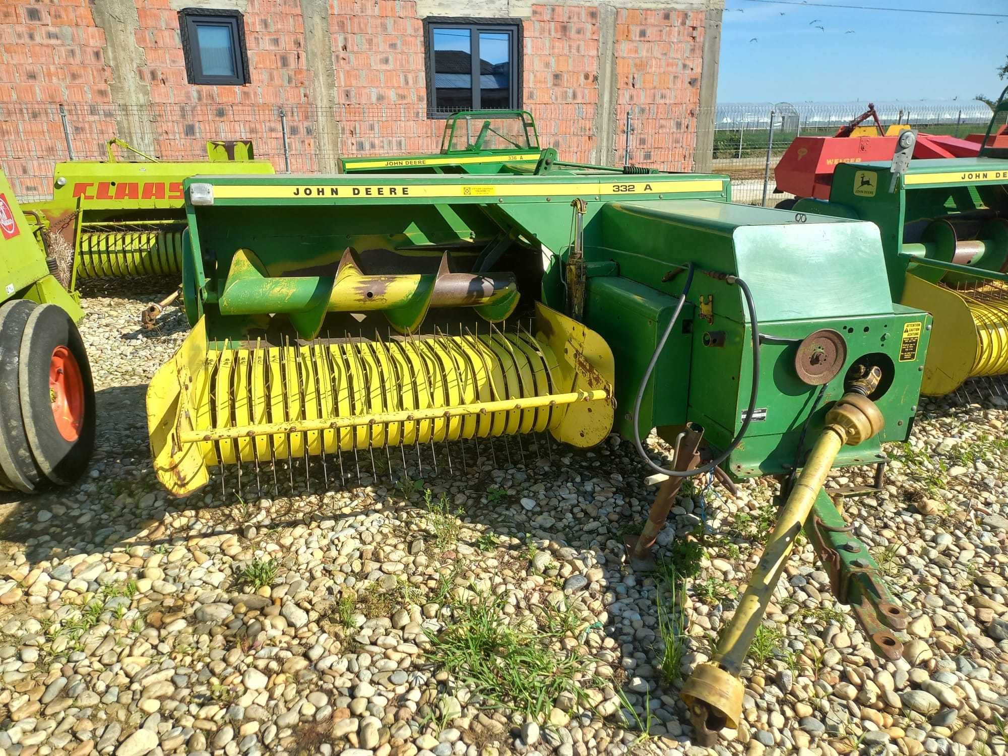 Presa de baloti,balotiera John D332A,336A, Claas Marcant 40,50 W42,53