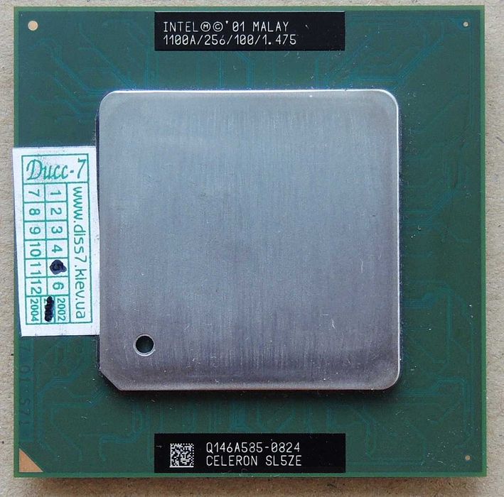 Intel Celeron Tualatin 1100A/256/100/1.475 SL5ZE Socket 370 Testat