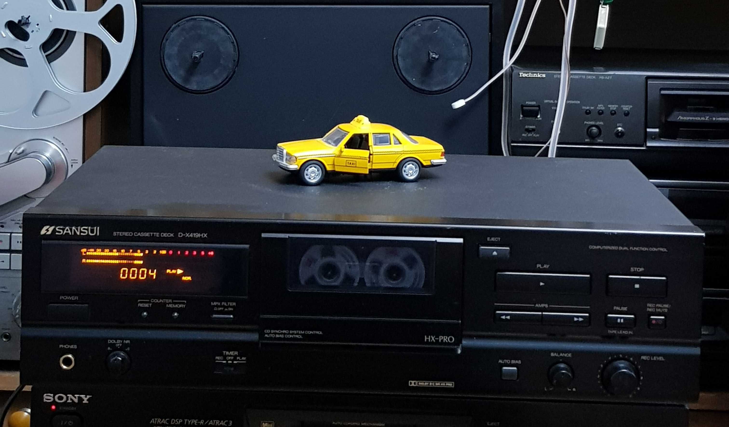 Casetofon Deck Audio Stereo Vintage SANSUI D X419  (made in Japan)