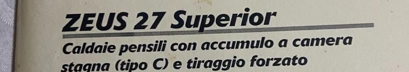 Vand componente centrala termica