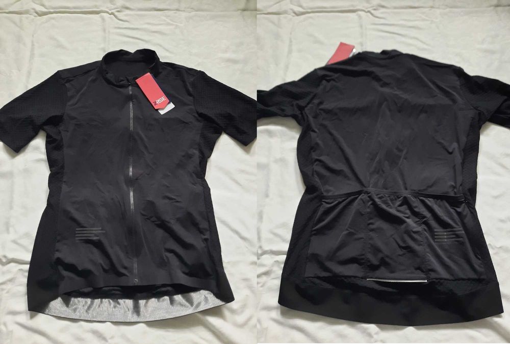 Tricou ciclism premium noi marimi diverse Darevie alb rosu negru