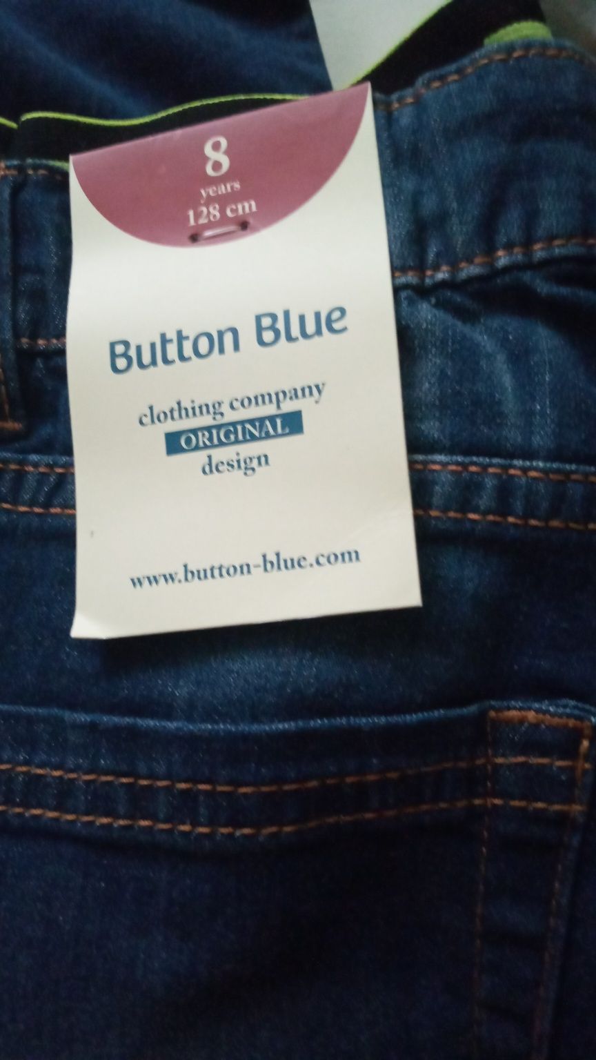 Новые джинсы Blue Button с этикеткой