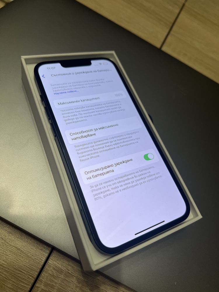***ЧИСТО НОВ*** IPHONE 13 128GB 100% батерия