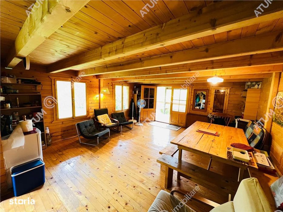 Cabana individuala cu 1226 mp teren zona Fantanele langa Sibiu