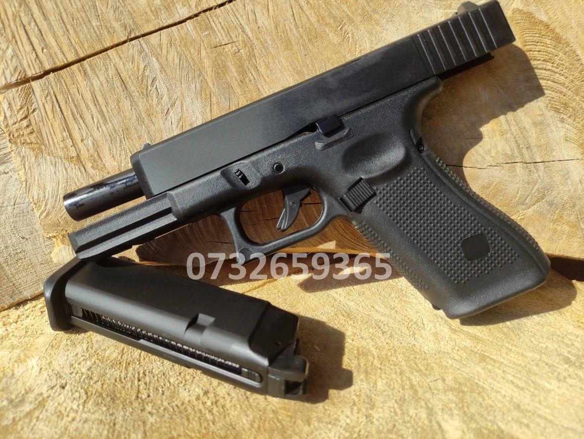 Glock 17 Cu recul puternic Propulsie GreenGas pistol airsoft FullMetal