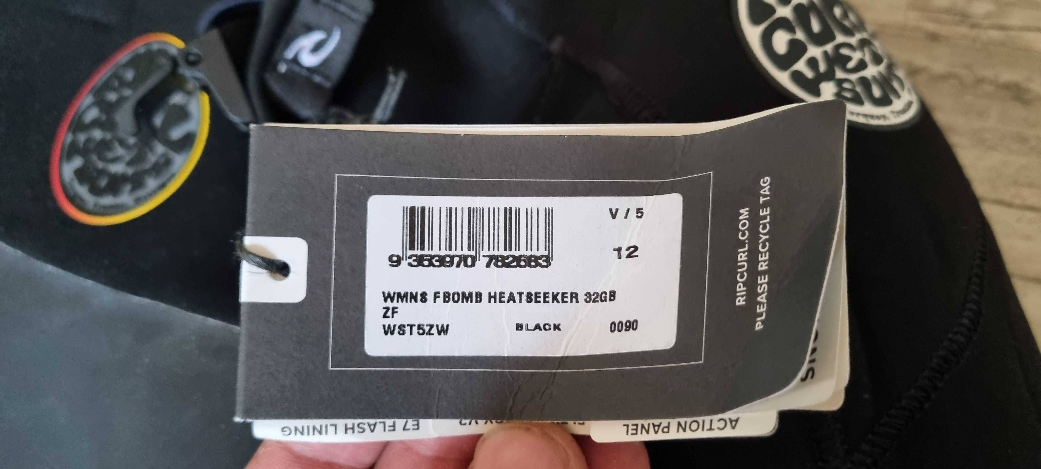 Neopren Kitesurfing Wing Surfing RipCurl E7 HeatSeeker 3/2 DAMA NOU