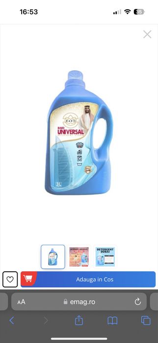 Detergent lichid calitate buna RAED Dubai