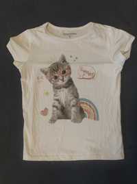 Tricou cu pisică mărimea 6 ani 110-116