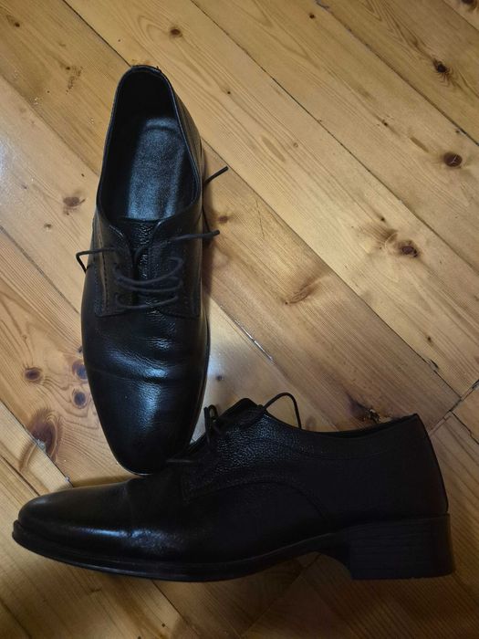 Официални мъжки обувки, Черен, Номер 42