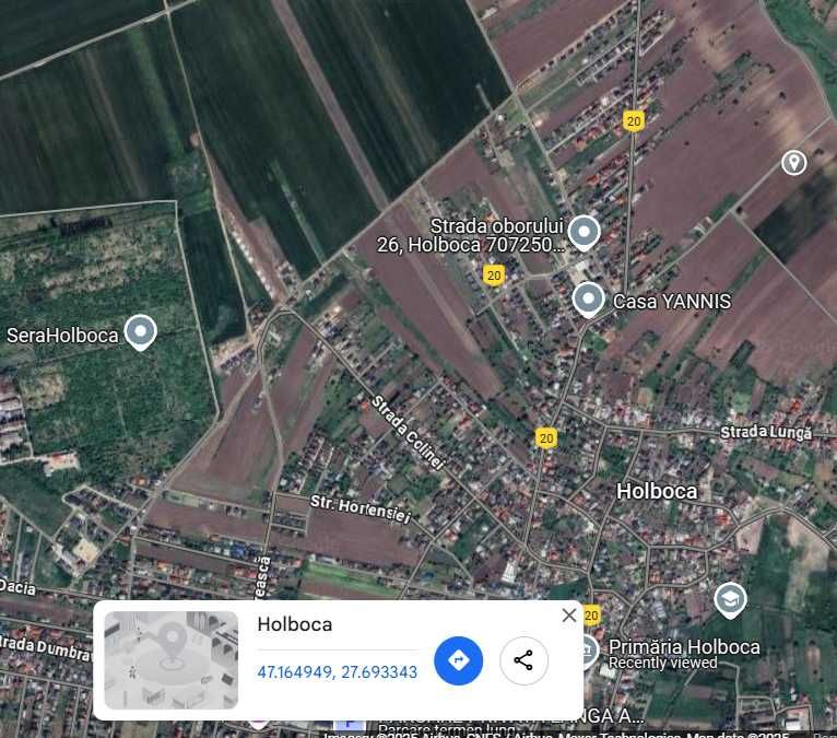 PF vand teren intravilan 5900 mp in Holboca
