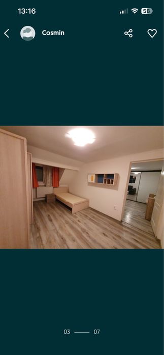 Proprietar,inchiriez apartament 2 camere,centrala,renovat!
