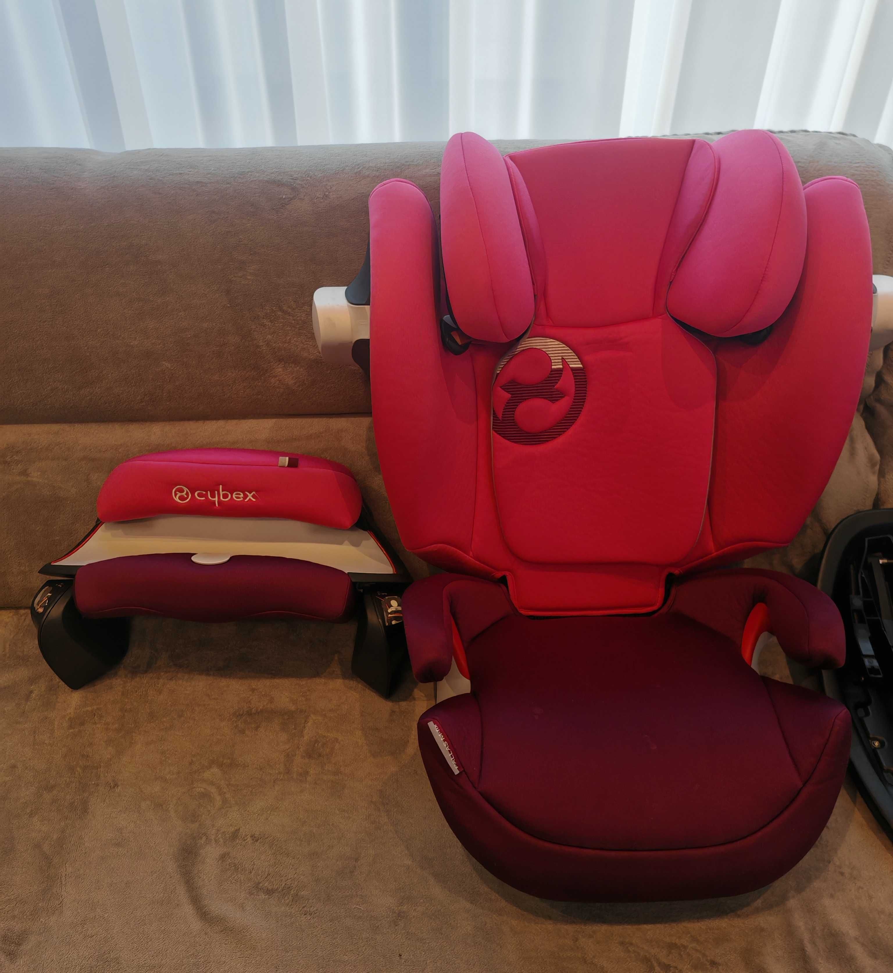 Scaun auto pentru copii Cybex - Pallas M-Fix 9-36 kg PINK, ROZ