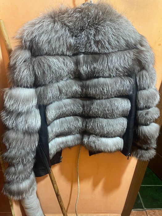 Haina blană naturală,achiziționată din Turcia!purtata de câteva ori!
