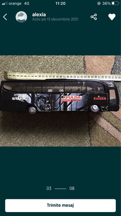 Masinuta-autocar colectie Mercedes Benz