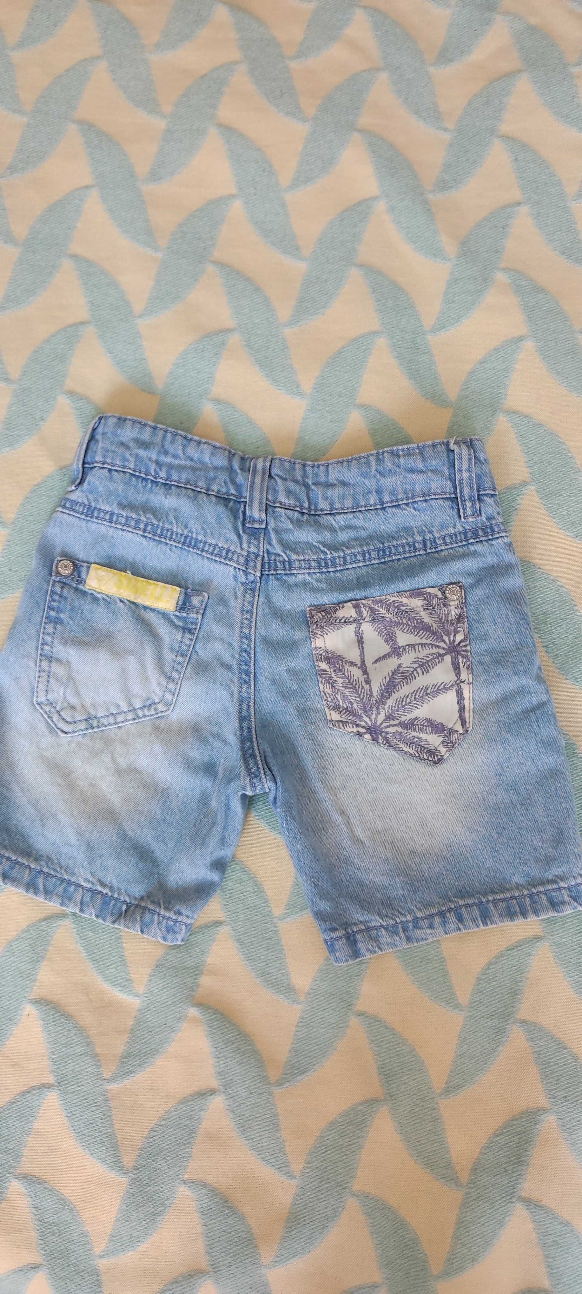 2 perechi de pantaloni scurti+tricou pentru baieti, 3-4 ani, OM