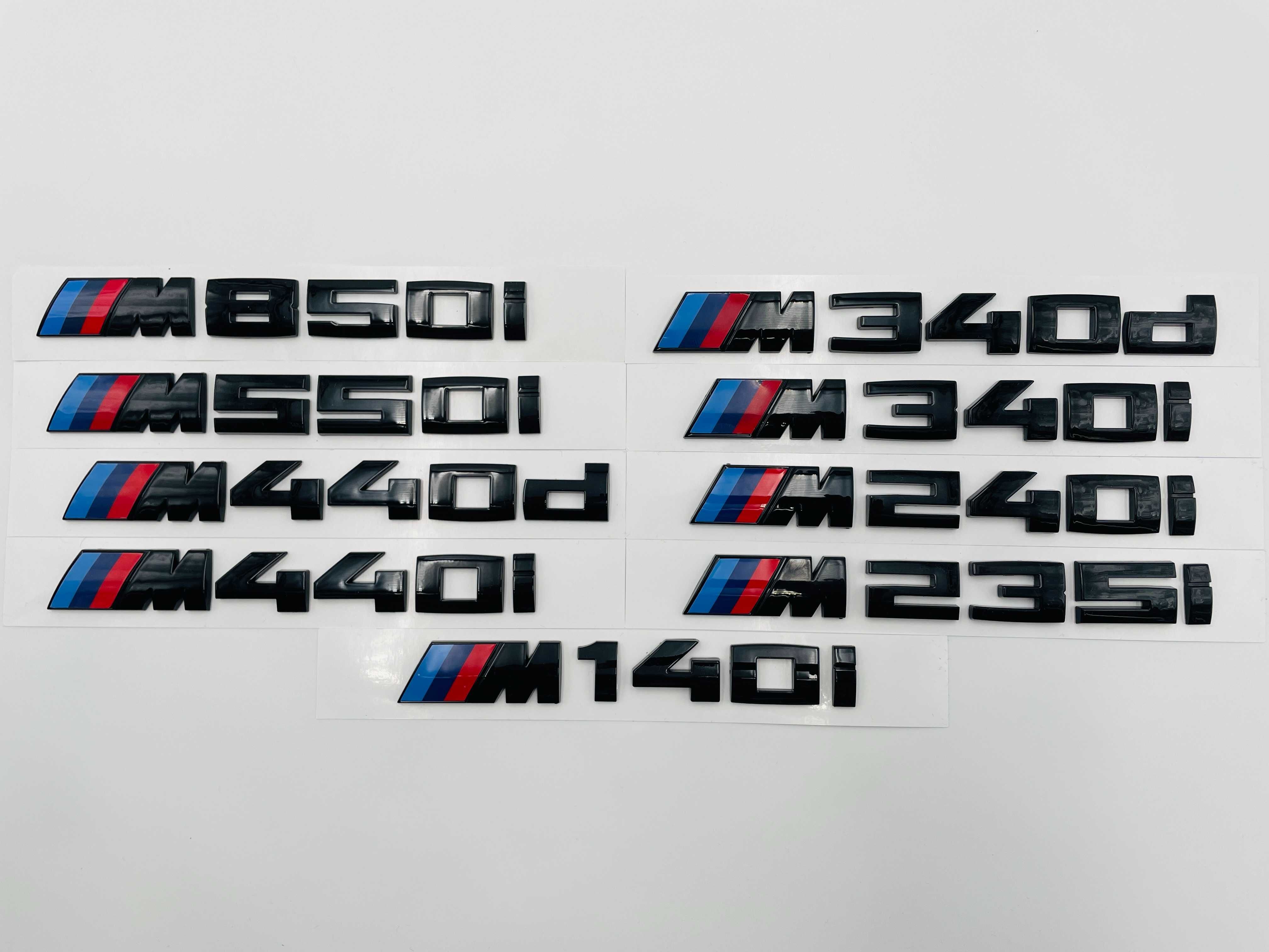 Emblema compatibila BMW M negru