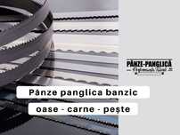 Panza fierastrau oase, THO 1650x16x4T panglica I banzic I macelarie