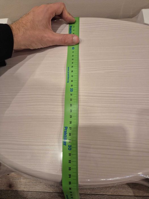 Седалка за тоалетна чиния - MDF, забавено падане