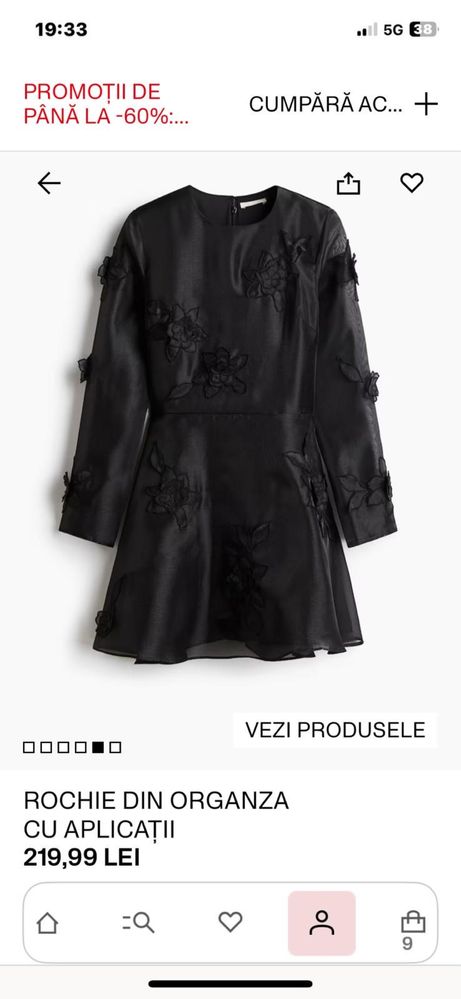 Rochii superbe H&M la preturi avantajoase MARIME L