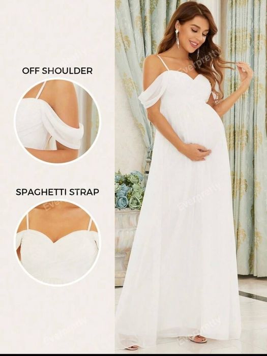 Rochie delicată din șifon pentru o ședință foto