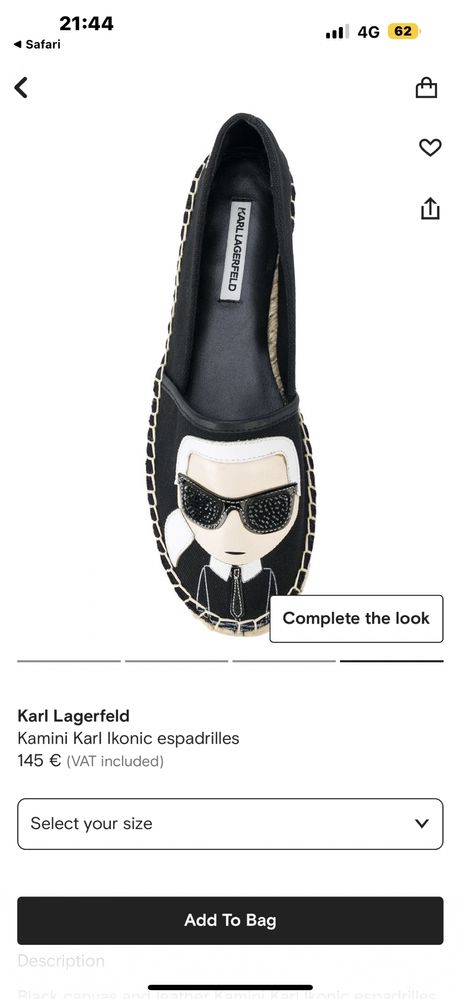 Karl Lagerfeld Espadrile