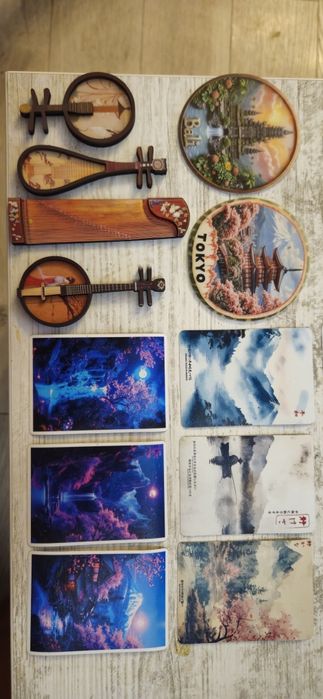 Vand magneti de frigider asiatici si din diferite tari. Vedeti 8 poze