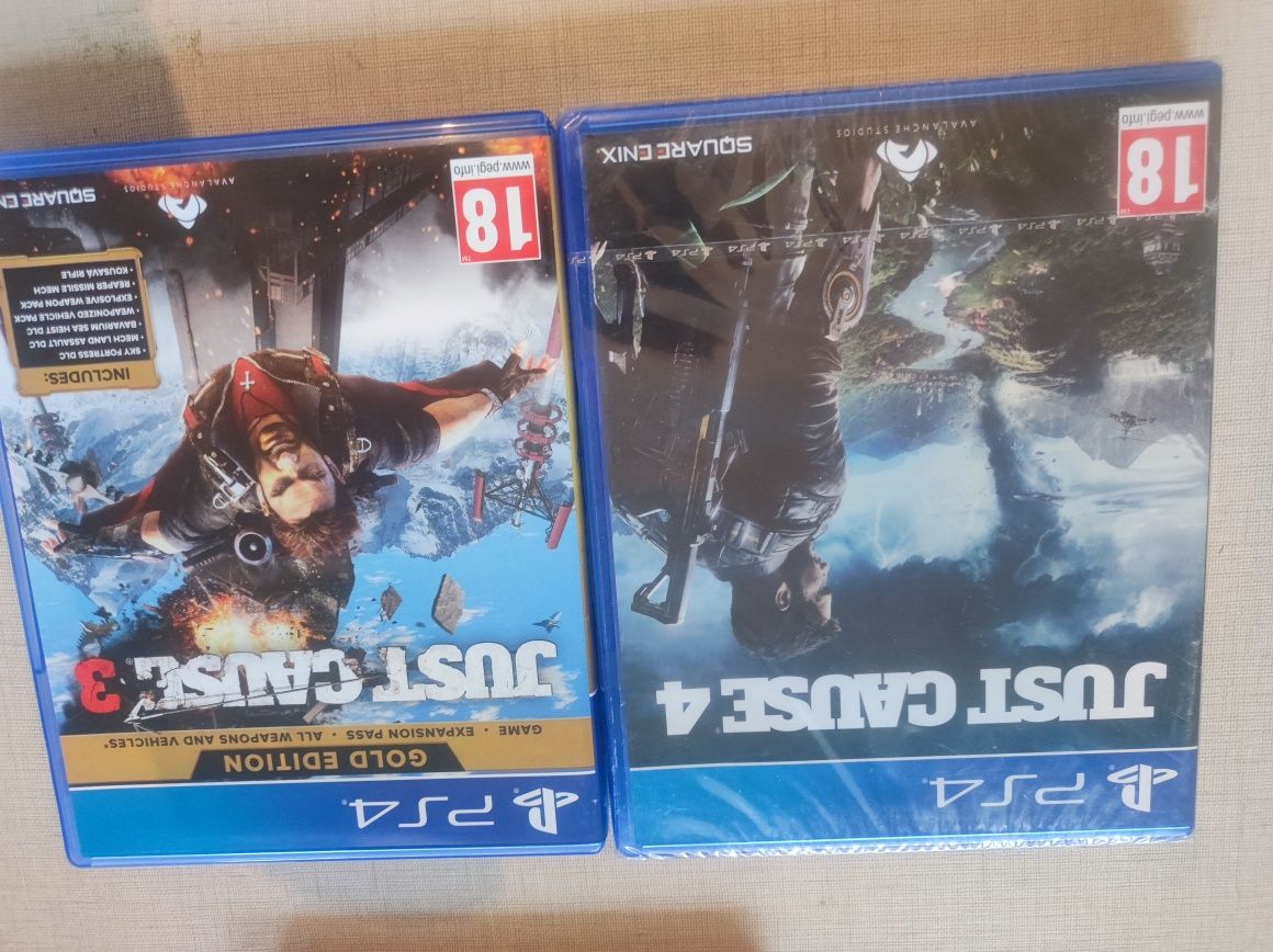 Just cause 3 и 4 playstation 4 , може и по отделно