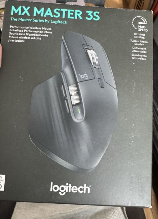 Mouse Logitech MX Master 3S Cu dongle si bluetooth