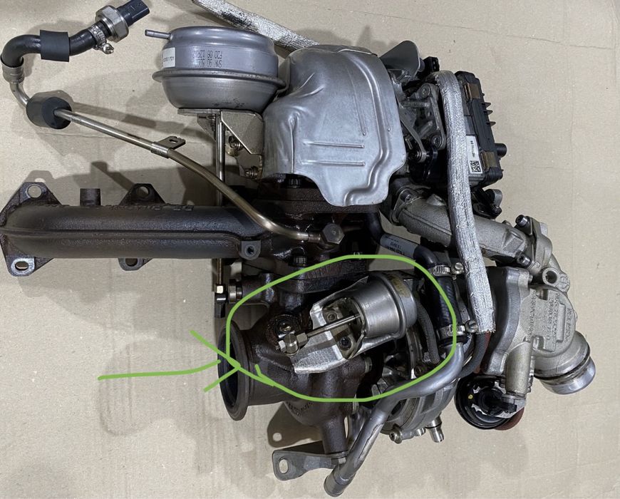 Actuator turbo pentru turbina mare biturbo BMW F10 X1 X5 525d 425d 125