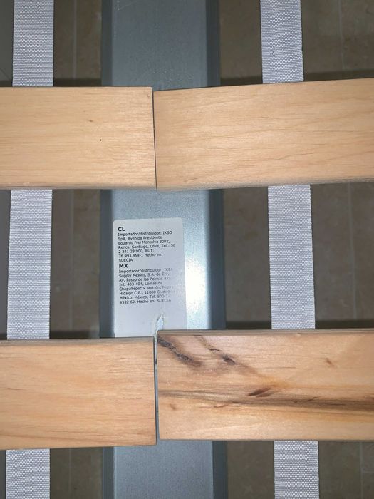 Pat IKEA MALM 140x200 cm cu 2 sertare depozitare