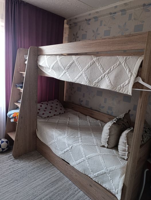 Детская подростковая кровать двухярусная