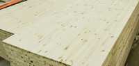 Blat masa din lemn stratificat de pin de 42 mm grosime 62 x 62 cm.