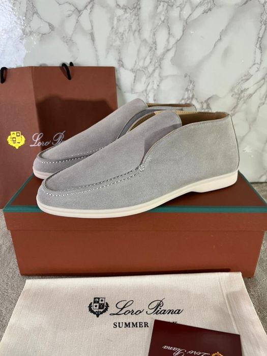 Loro Piana 39 мокасини агнешки велур