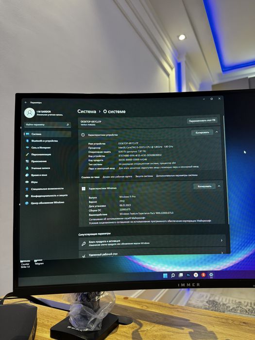 Kompyuter to’plami - Intel i5 / 8GB RAM / SSD 256GB / 27” dyum Monitor