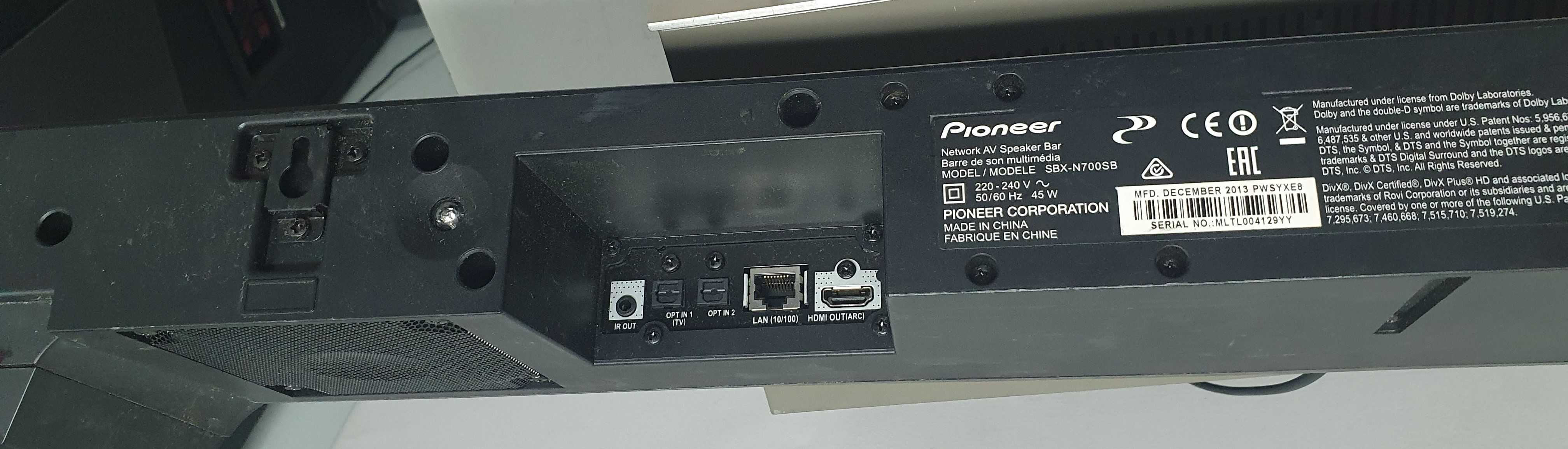 Pioneer SBX N 700 SB muzica wifi hdmi bluetooth bara sunet muzica